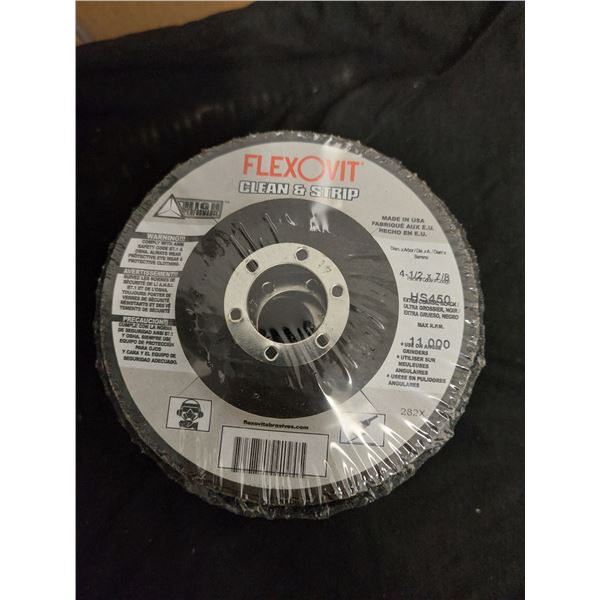 BOITE DE 5 DISQUE À LAMELLES FLEXOVIT 4-1/2" X 7/8" HS40 ULTRA GROSSIER