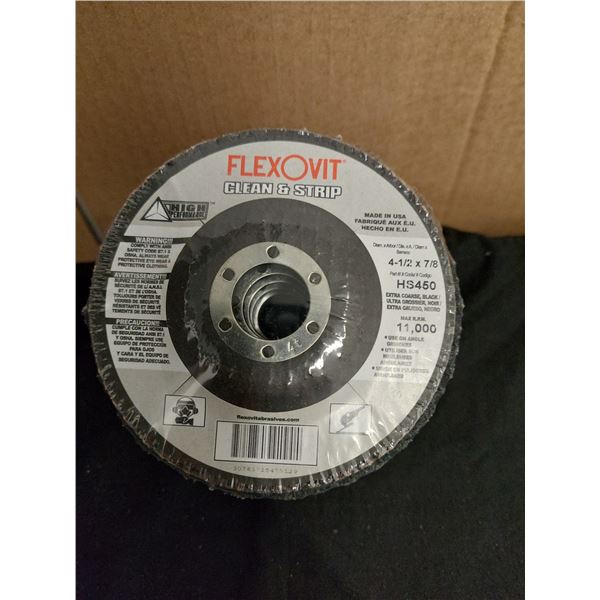 BOITE DE 5 DISQUE À LAMELLES FLEXOVIT 4-1/2" X 7/8" HS40 ULTRA GROSSIER