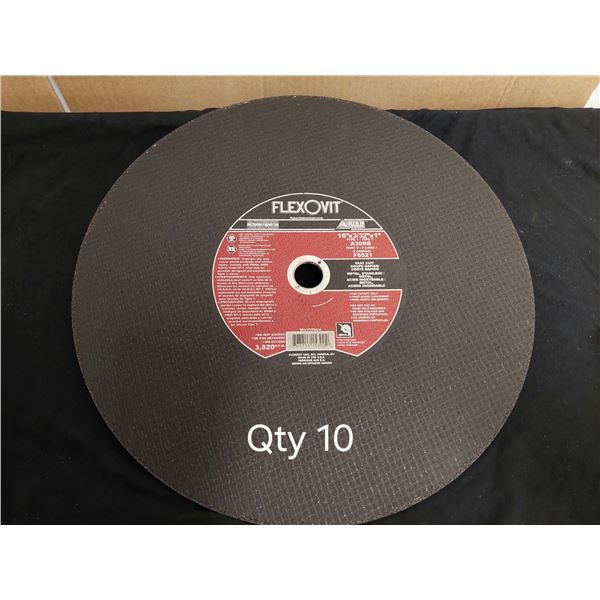 DISQUE POUR MÉTAL FLEXOVIT 16" X 3/32" X 1" COUPE RAPIDE