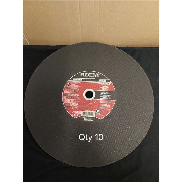 DISQUE POUR MÉTAL FLEXOVIT 16" X 3/32" X 1" COUPE RAPIDE