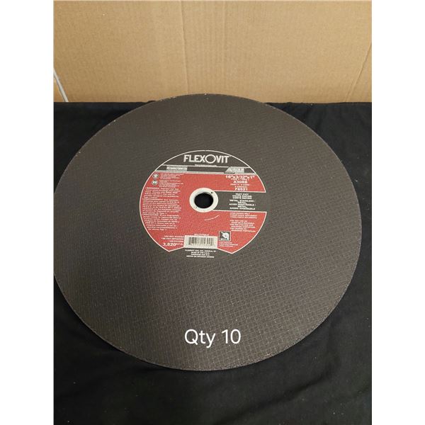 DISQUE POUR MÉTAL FLEXOVIT 16" X 3/32" X 1" COUPE RAPIDE