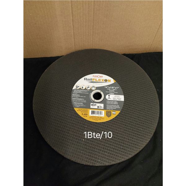 DISQUE RAIL-TRACK RAILFLEIXON 14" X 1/8" X 1" TYPE 1