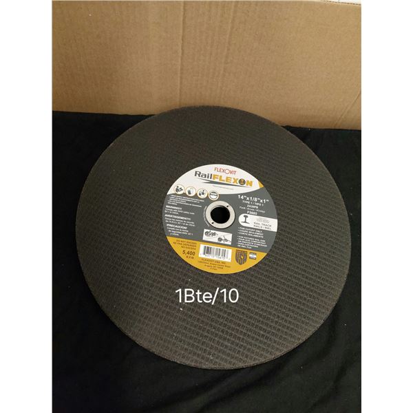 DISQUE RAIL-TRACK RAILFLEIXON 14" X 1/8" X 1" TYPE 1