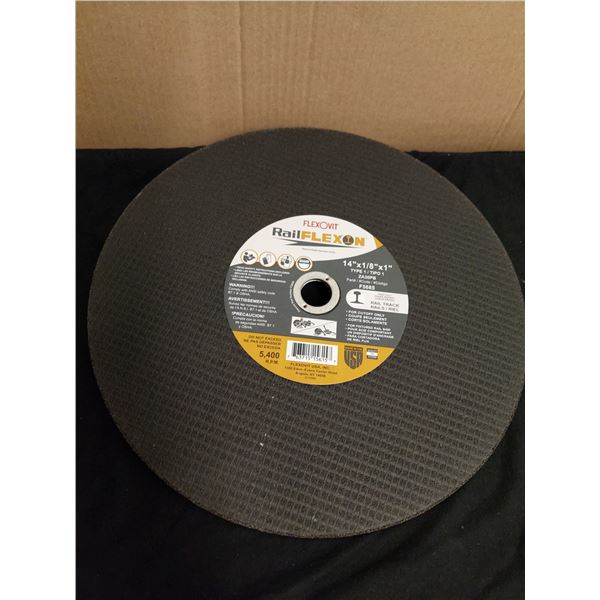 DISQUE RAIL-TRACK RAILFLEIXON 14" X 1/8" X 1" TYPE 1
