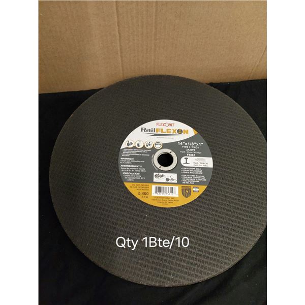 DISQUE RAIL-TRACK RAILFLEIXON 14" X 1/8" X 1" TYPE 1