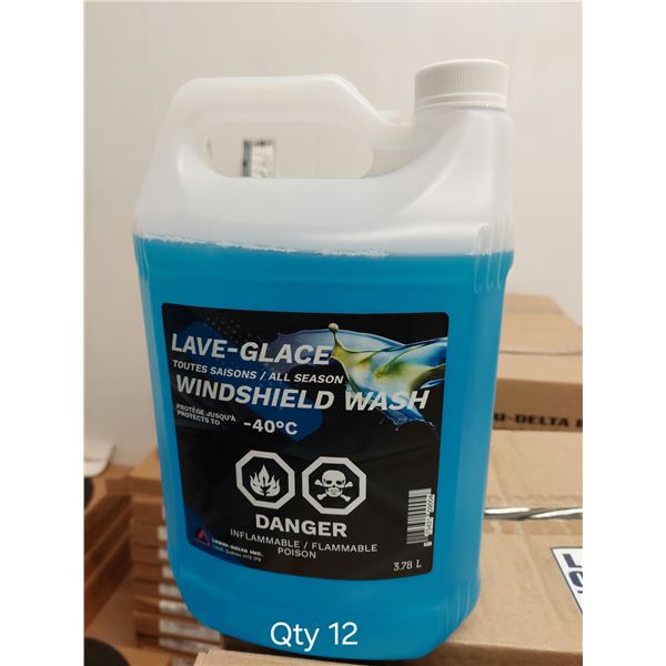 LOT DE 12 BOUTEILLES BOUTEILLE DE LAVE-GLACE -40, 4 LITRES