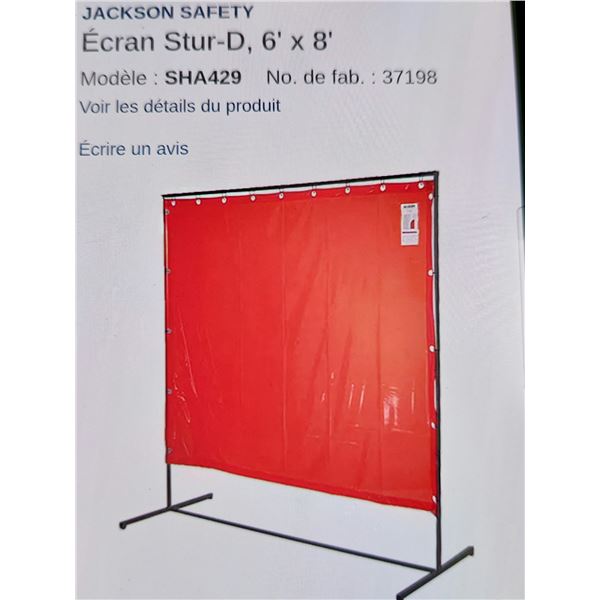 ARMATURE POUR RIDEAU DE SOUDAGE 6' X 8' WILSON SERIES M66-68