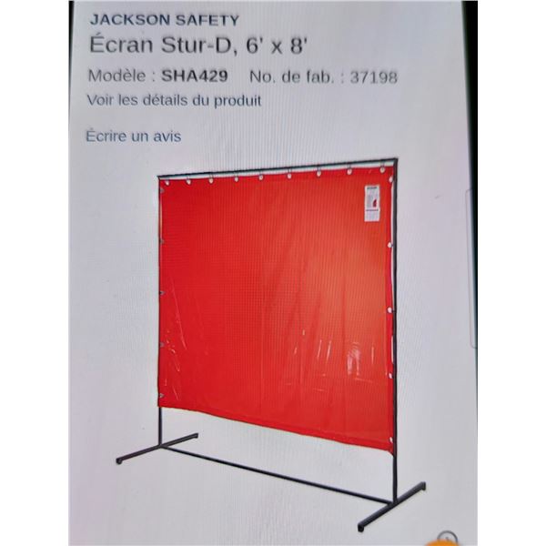 ARMATURE POUR RIDEAU DE SOUDAGE 6' X 8' WILSON SERIES M66-68