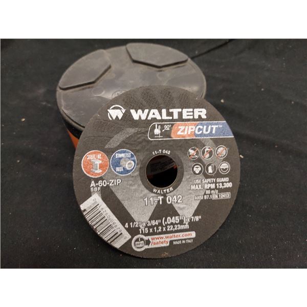 BOITE DE 25 DISQUE À TRONÇONNER ACIER + INOX 4-1/2" X 3/64" X 7/8"