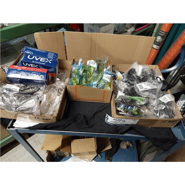 LOT DE 35+ LUNETTES DE SÉCURITÉ ASST.