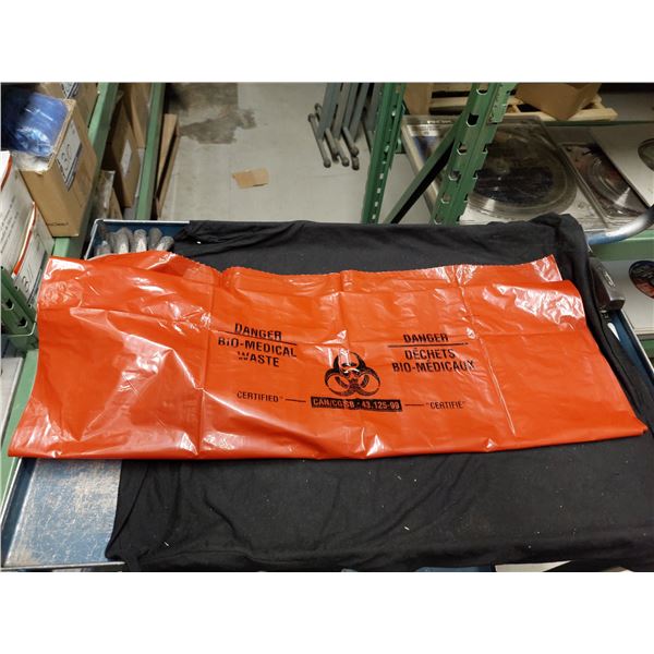 LOT DE 90+ SACS DÉCHETS BIOMÉDICAUX
