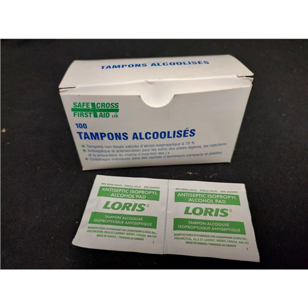 BOITE DE 10 TAMPONS ALCOOLISÉS SAFE CLASS