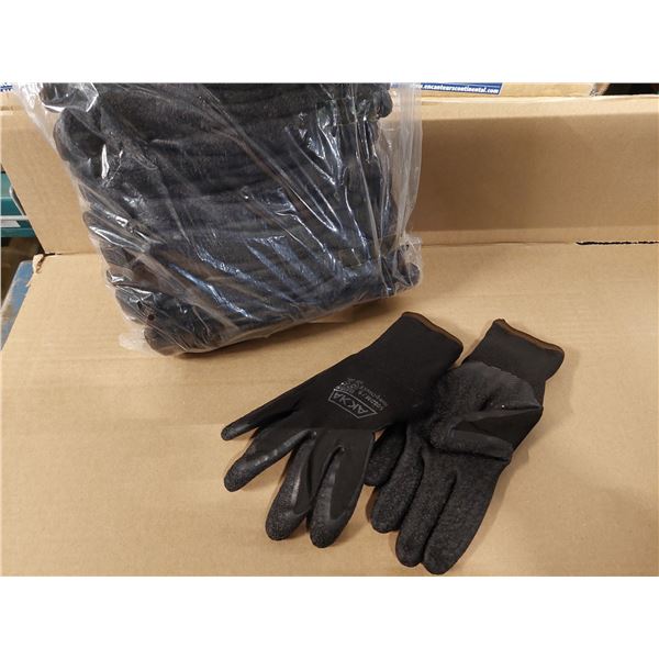 PAIRE DE GANTS 2-DZ GR. 9 SO2DM TRICOT DE POLYESTER