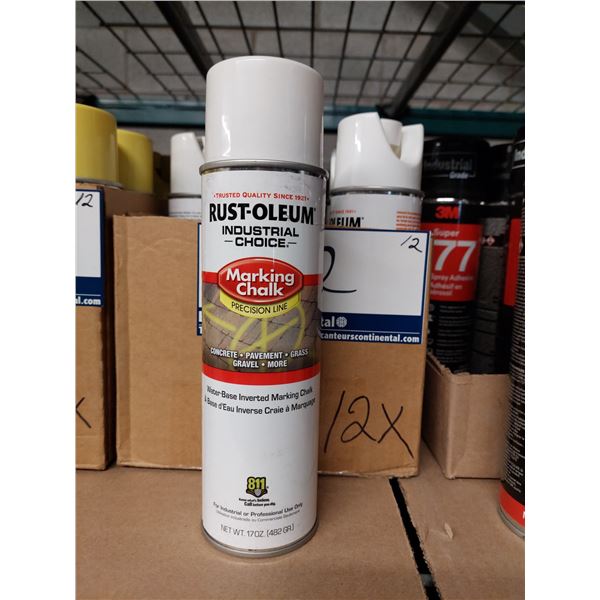 CANETTES DE PEINTURE CRAIE À MARQUAGE BLANC 17 OZ MARKING CHALK