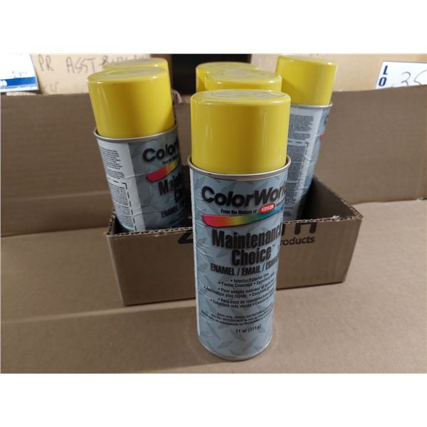 CANETTES DE PEINTURE ÉMAIL 11 OZ COLORWORKS
