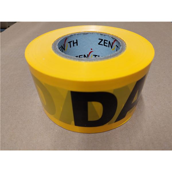 ROULEAU DE RUBAN BARRICADES "DANGER" 3" X 1000'