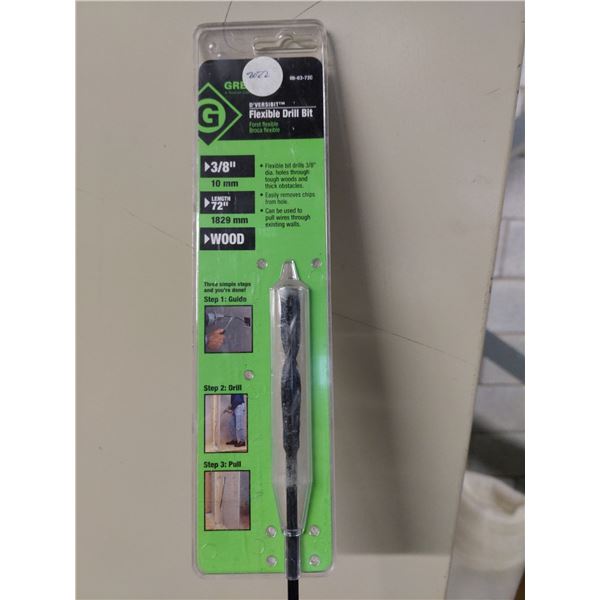 LOT DE 6 MÈCHES FLEXIBLE 72" GROSSEUR ASST. GREENLEE