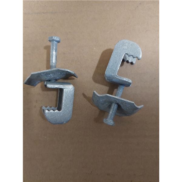 LOT DE 500+ COLLET DE POUTRE EN ACIER GALVANISÉ #511814