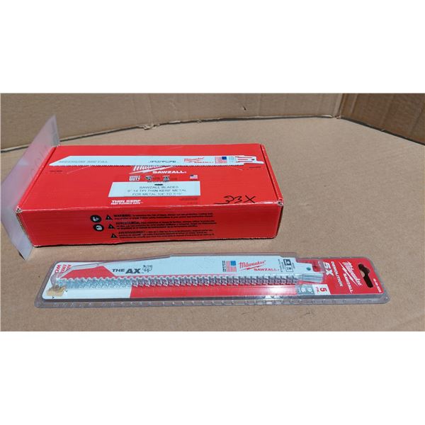 LOT DE 38 LAMES DE SCIE VA-ET-VIENT MILWAUKEE