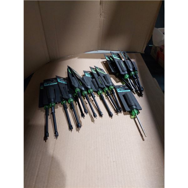 LOT DE 18 TOURNEVIS ASST. GREENLEE