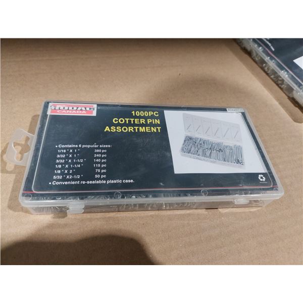 BOITES D’ASSORTIMENT DE GOUPILLES 1000 PCS RODAC