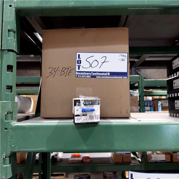 BOITE DE 100 CHEVILLES EN PLASTIQUE #8-10 X 1-1/4" COBRA