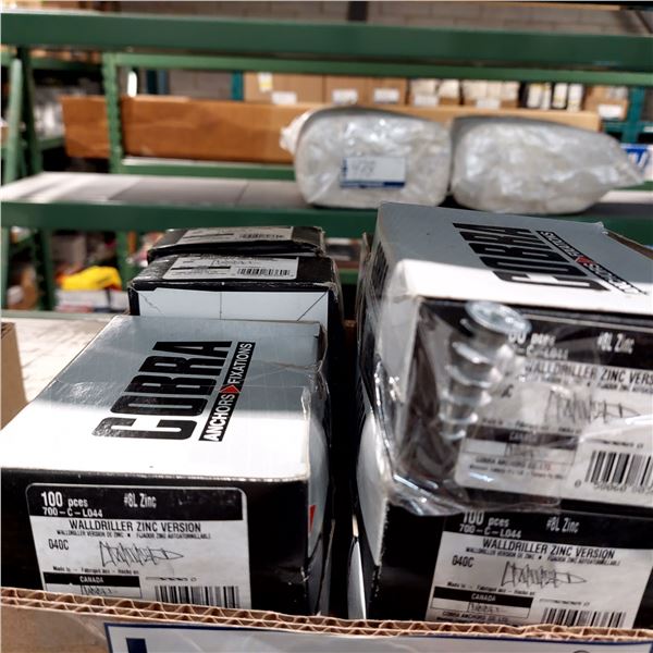BOITE DE 100 WALLDRILLER VERSION ZINC #8L COBRA