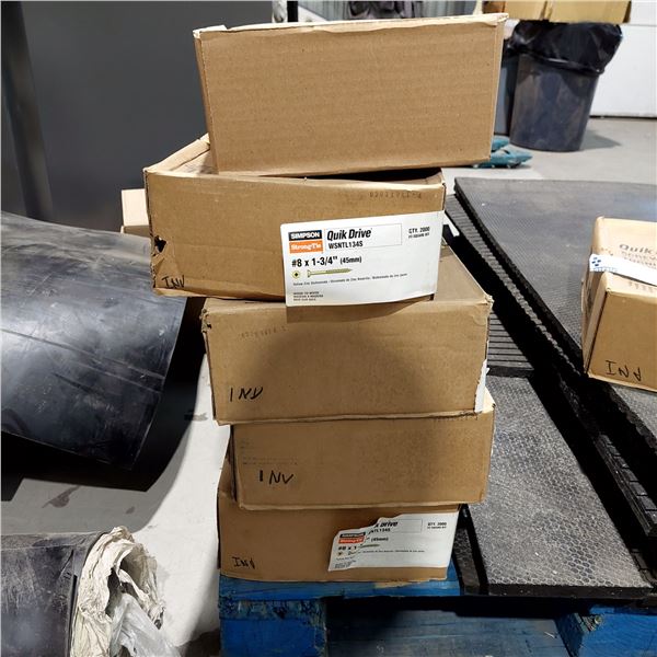 BOITE DE 2000  VIS À BANDE #8 X 1-3/4" WSNTL134S SIMPSON