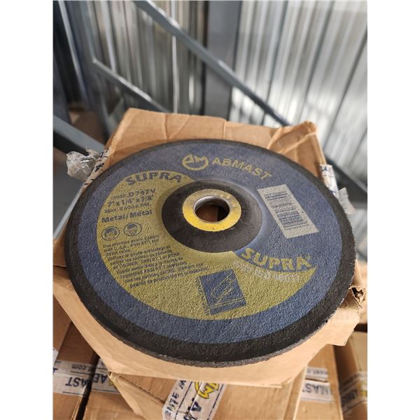 BTE/25 DISQUES POUR MÉTAL 7" X 1/4" X 7/8" SUPRA