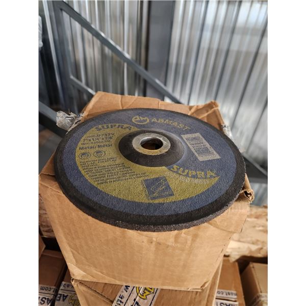 BTE/25 DISQUES POUR MÉTAL 7" X 1/4" X 7/8" SUPRA