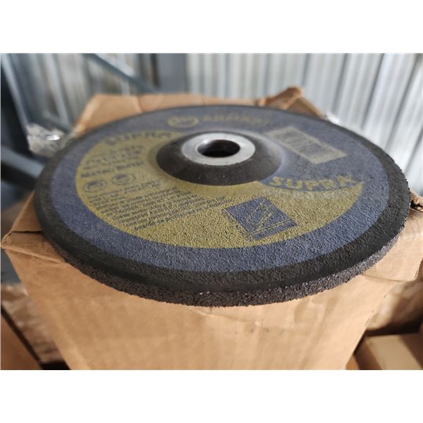 BTE/25 DISQUES POUR MÉTAL 7" X 1/4" X 7/8" SUPRA