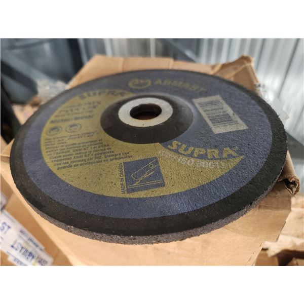 BTE/25 DISQUES POUR MÉTAL 7" X 1/4" X 7/8" SUPRA