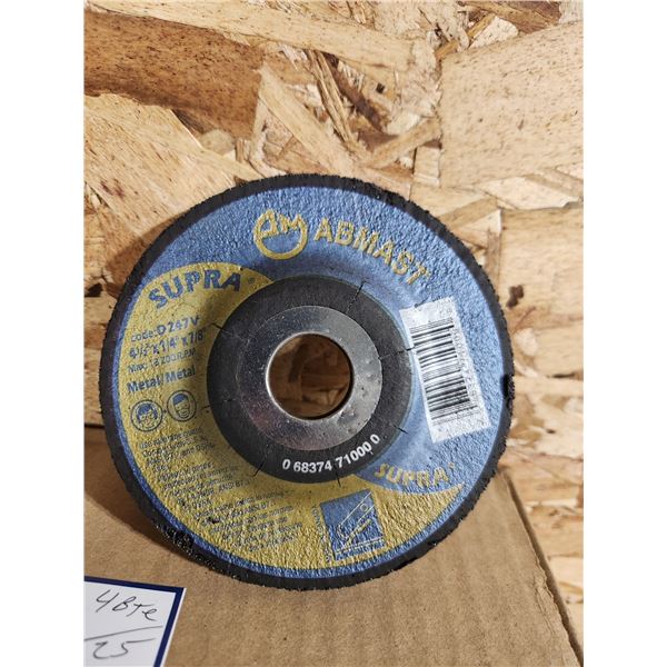 BTE/25 DISQUES POUR MÉTAL 4-1/2" X 1/4" X 7/8" ABMAST