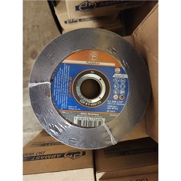 BTE/25 DISQUES POUR INOX ULTRACUT 5" X .040" X 7/8" FEIN