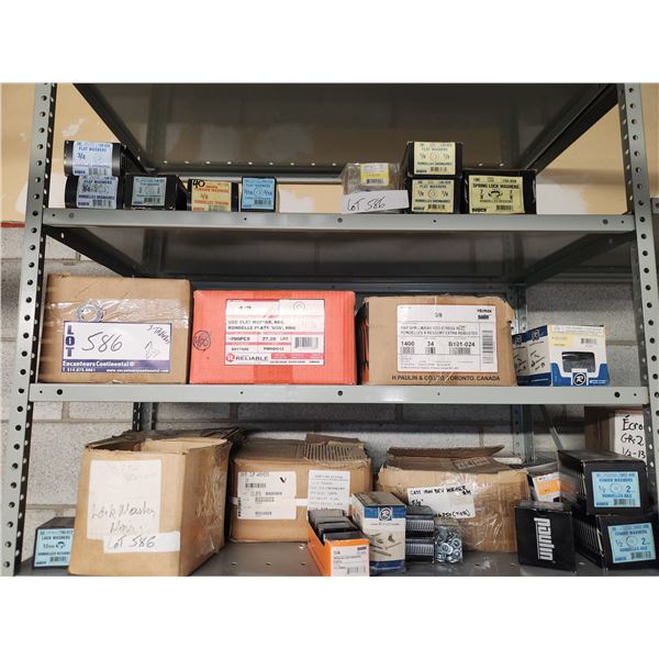 LOT DE 2000+ RONDELLES, RONDELLES À RESSORT ASS.