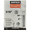 Image 2 : FORETS BÉTON/MAÇONNERIE 3/16" X 10"-8 SIMPSON