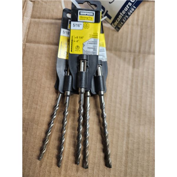 FORETS 5/16" X 6-1/4"-4 ASS.