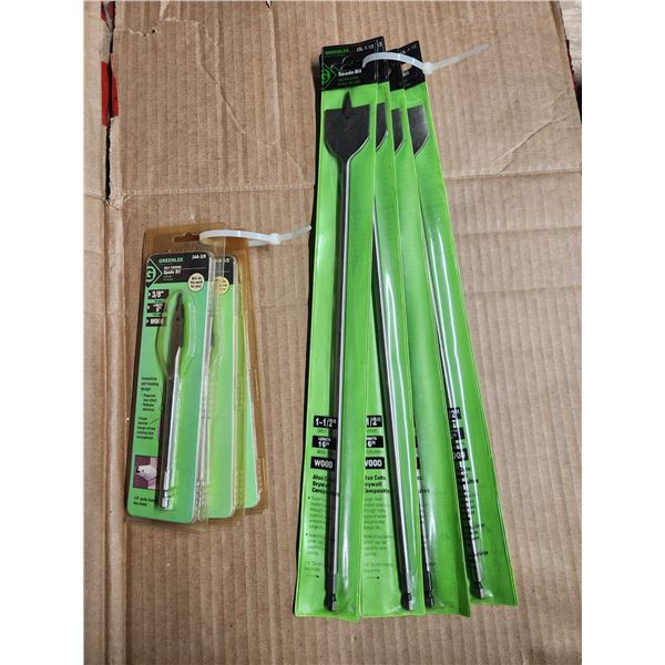 LOT DE 8 MÈCHES PLATES ASS. VOIR PHOTO