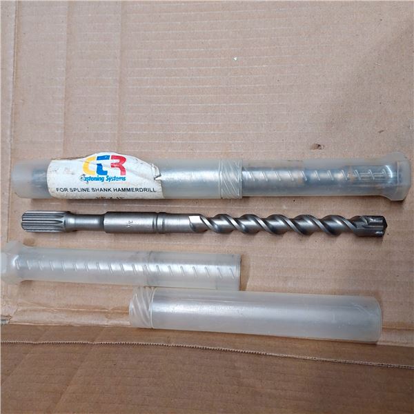 FORETS 3/4" X 12" SPLINE SHANK CTR