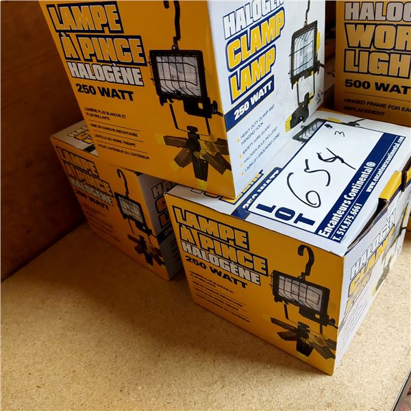 LAMPES HALOGÈNES 250 WATTS