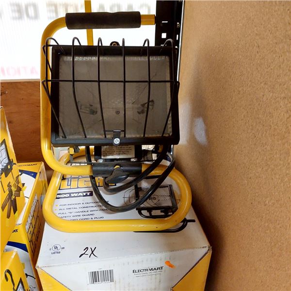 LAMPES HALOGÈNES 500 WATTS