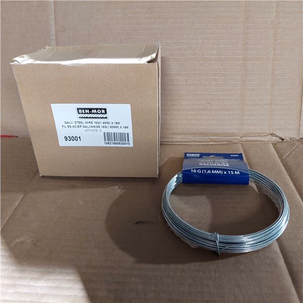 BTE/5 FILS EN ACIER GALVANISÉ 16 GA BEN-MOR