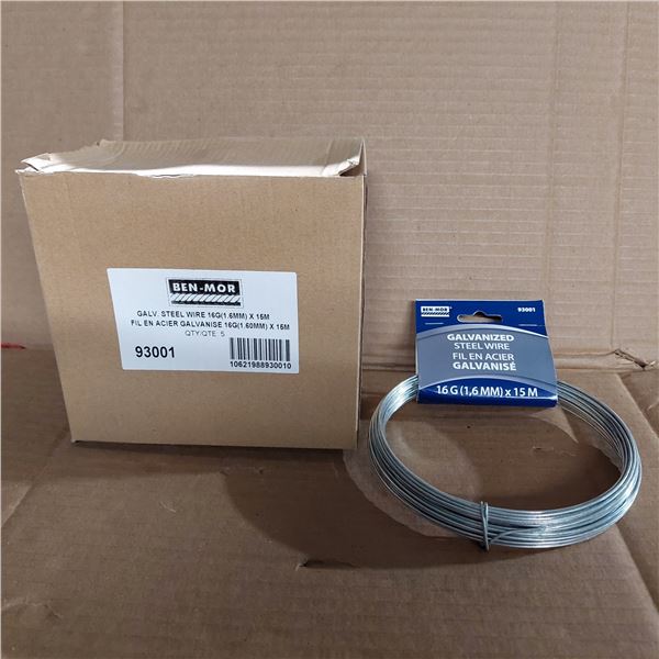 BTE/5 FILS EN ACIER GALVANISÉ 16 GA BEN-MOR