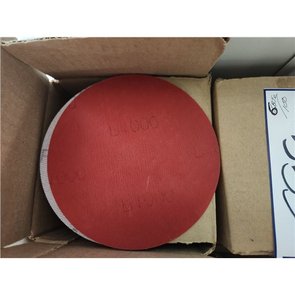 BTE/100 DISQUES À FONCER VELCRO 6" GRAIN 1000 ABMAST
