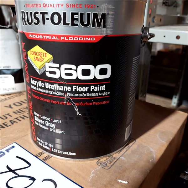 GALLONS PEINTURE AU SOL URÉTHANE ACRYLIQUE RUST-OLEUM