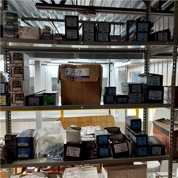 LOT DE 1400+ BOULONS, VIS, ÉCROUS ASS. VOIR PHOTO