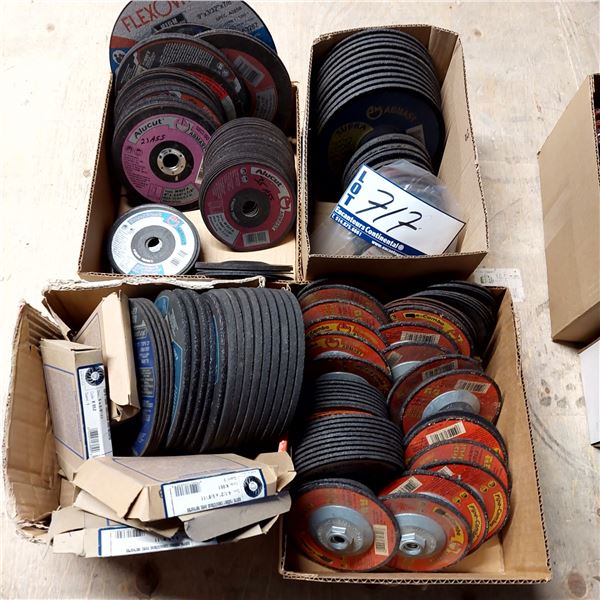 LOT DE 100+ DISQUES POUR MEULE (GRINDER) ASS.