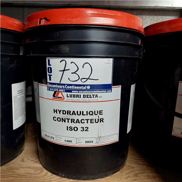 18 L HYDRAULIQUE CONTRACTEUR ISO 32