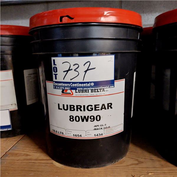 18 L LUBRIGEAR 80W90