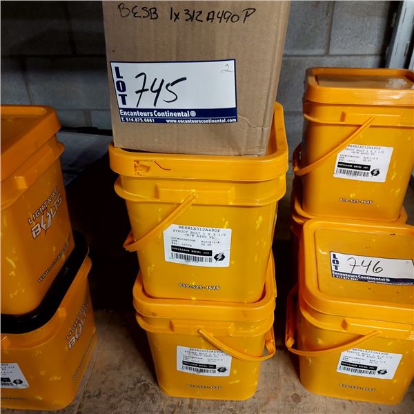 LOT DE 100+ BOULONS 1" X 3-1/2"